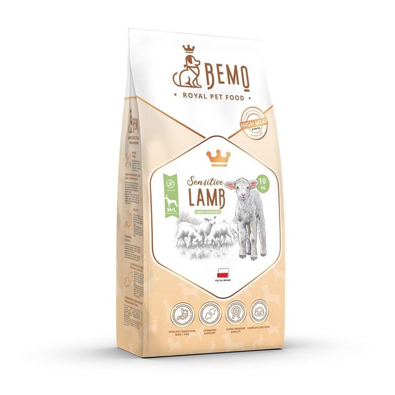Bemo Comida Mascotas Sucha Sensitive Lamb - Cordero Medium/Large 10KG