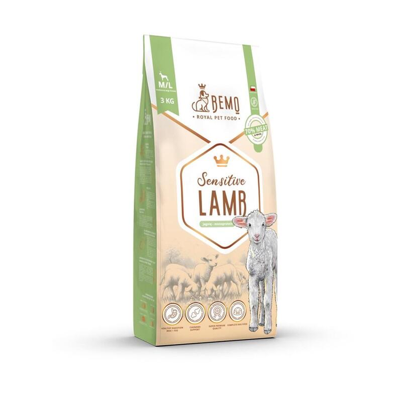 Bemo Sensitive Lamb Medium/Large Mono - Alimento Seco Perros - 3KG