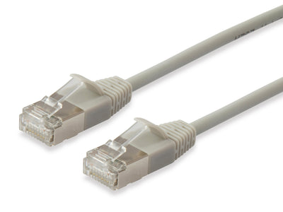 Equip Patchkabel Slim RJ45 S/FTP CAT.6A/10GS 10.0M Beige — image 1