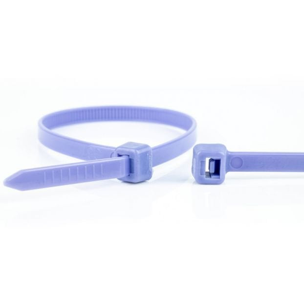 Wkk Sujeción Cables Kunmmoff Violetaat 100X2,5MM 100M.