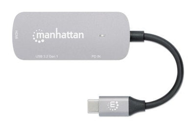 Manhattan Adapter USB-C a HDMI 3-IN-1 Docking With Pd — image 1