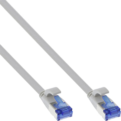 Inline Network Cable Flat , U/FTP, CAT.6A, Tpe Libre Halógenos, Grey 15M — image 1
