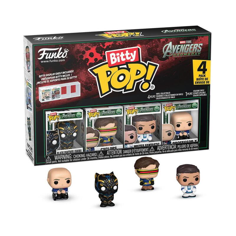 Blíster 4 Figuras Bitty Pop Marvel Studios Avengers Doomsday