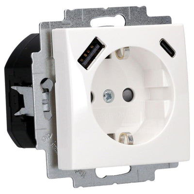 Busch Jaeger 20 EUCB2USBAC-914 20 EUCB2USBAC-914 Schuko®- USB-A + C Socket Power — image 1