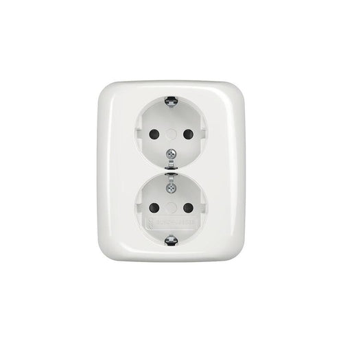 Busch Jaeger 202 EUJB-214 Double Socket Power Schuko — image 1