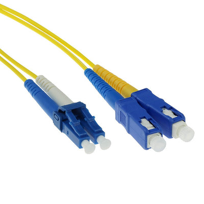 10 Meter Lszh Singlemode 9 125 OS2 Fiber Patch Cable Duplex With Lc And Sc Connectors — image 1