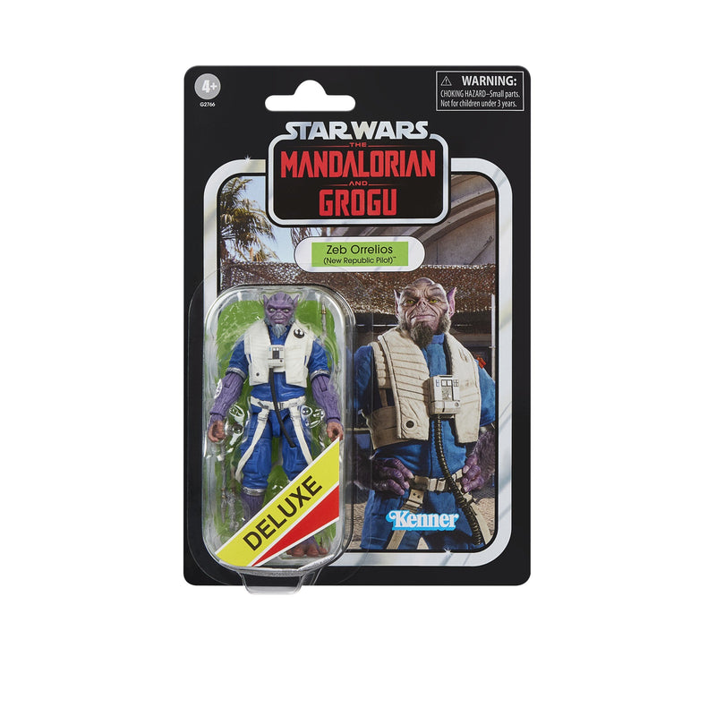 Figura Deluxe Zeb Orrelios Kenner The Mandalorian Y Grogu Star Wars 9.5CM
