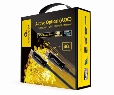 Gembird Active Optical Aoc High Speed HDMI Cable With Ethernet Aoc Premium Series 30M — image 1
