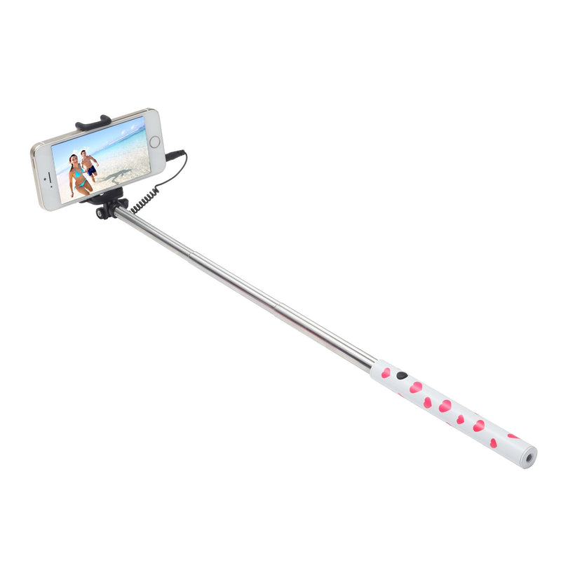 Ultron Palo Selfie Hot Shot Corazón White Pink
