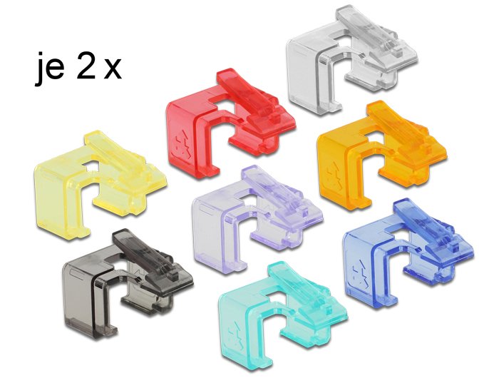 Delock Clip Repair RJ45 16 Pieces - 86420
