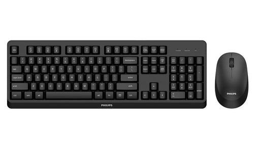 Philips 3000 Series SPT6307BL/16 Keyboard Mouse Included Universal RF Wireless QWERTY English Black — image 1
