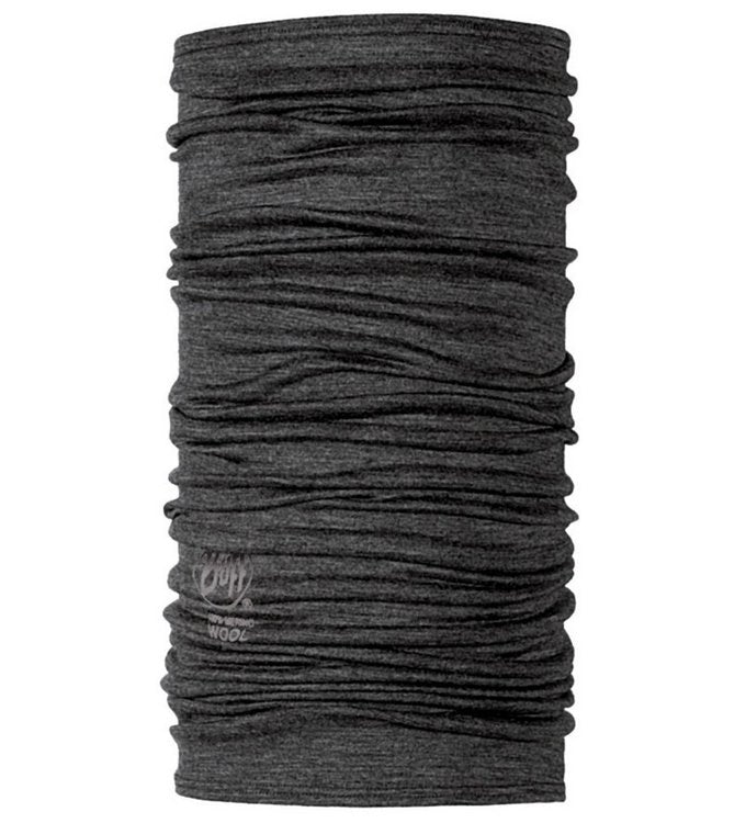 Buff Merino Wool Bufanda, Pañuelo And Corbata Grey