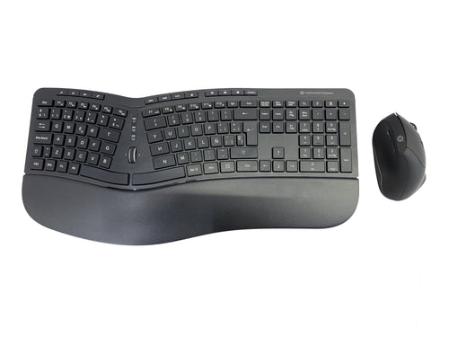 Conceptronic Keyboard And Mouse Combo Wireless Ergonomico ORAZIO20 Spanish — image 1