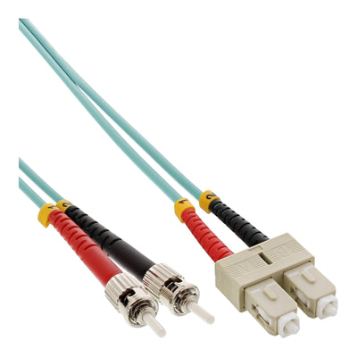 Inline Cable Duplex Fibre Optic Sc/St 50/125?M OM3 0.5M — image 1