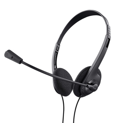 Trust Headphones Primo Chat With Microphone Jack 3.5 Black — image 1