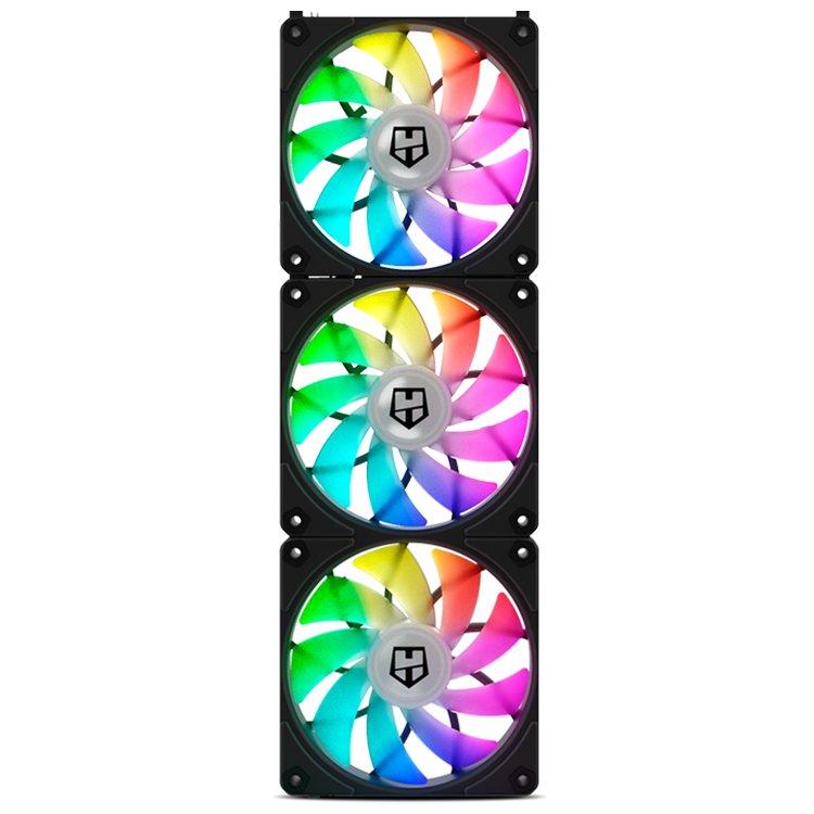 Nox Fan Box Hummer Easylink ARGB Fans Kit Black
