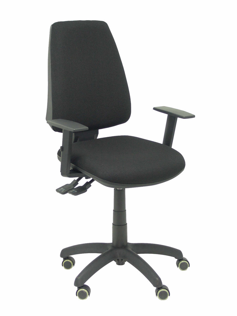 Chair Elche S Bali Black Arms Regulables Wheels