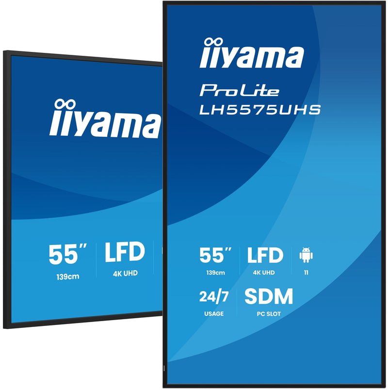 Iiyama LH5575UHS-B2AG Screen Señalización Screen Plana Señalización Digital 138,7CM (54.6) LCD Wi-Fi 500 Cd M²