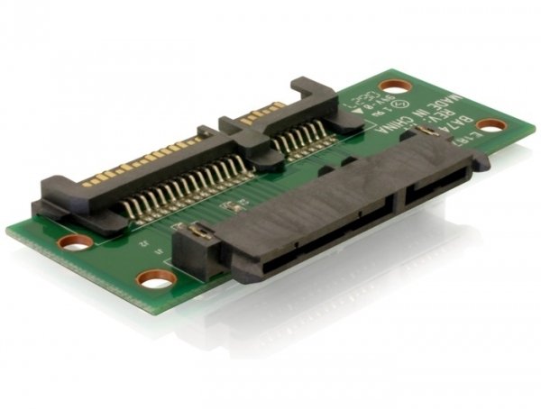 Delock Adapter SATA 22PIN Male/Female