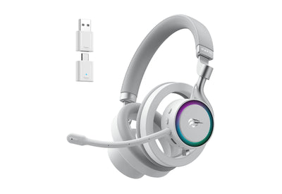 Havit Headphones FUXI-H8 With Cable/Inalámbricos Juegos White — image 1