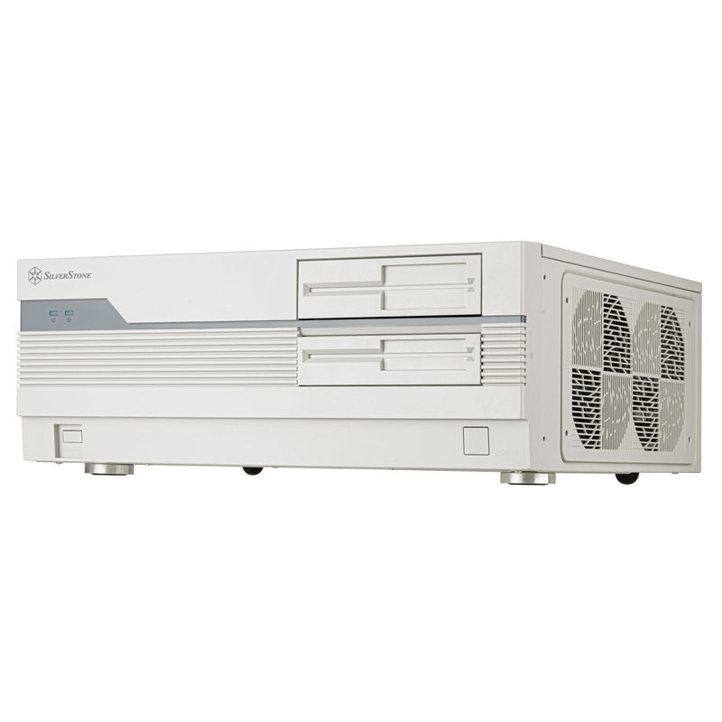 Silverstone PC Case SST-FLP01W, Case Htpc Cream SST-FLP01W