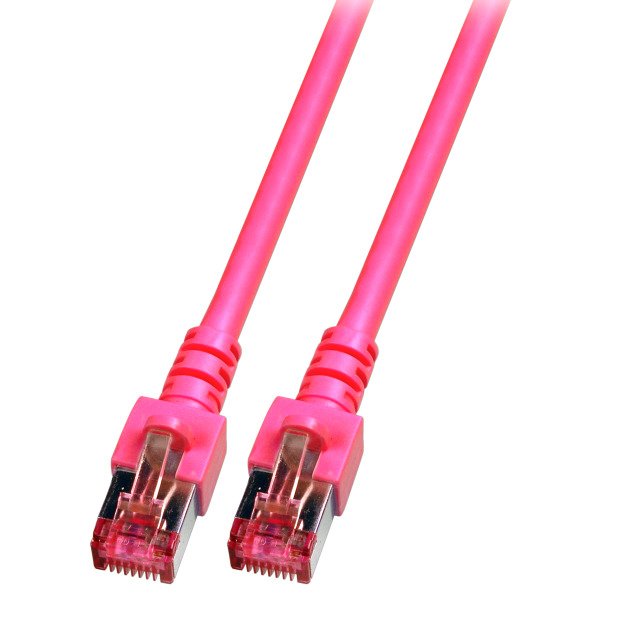 EFB Elektronik K5519.0,5 Network Cable 0,5M CAT.6 S/FTP (s-STP) Magenta