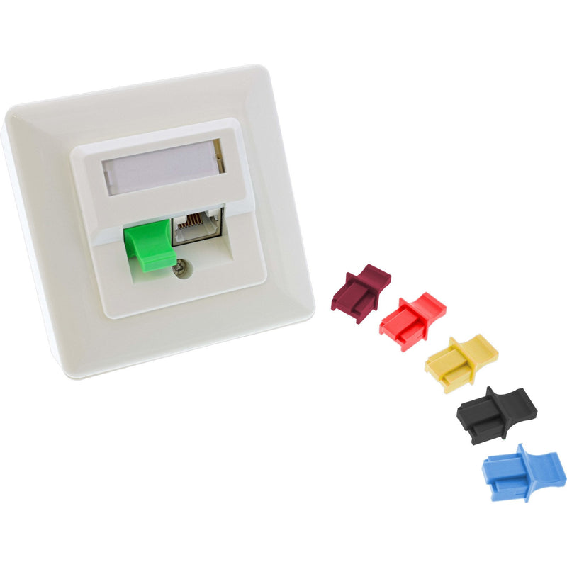 Inline Guardapolvo RJ45 Female Black 10UDS.