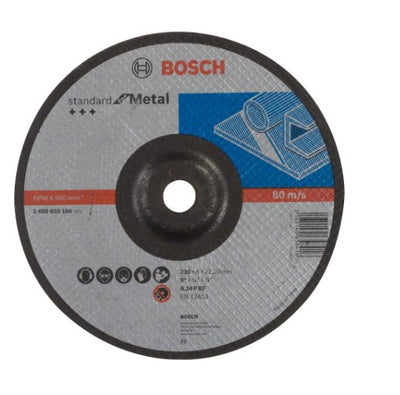 Bosch Drive Abrasivo Standard For Metal Ø 230MM, Drive Abrasivo (diámetro 22,23MM, a 24 P Bf, Desplazado) 2608 — image 1