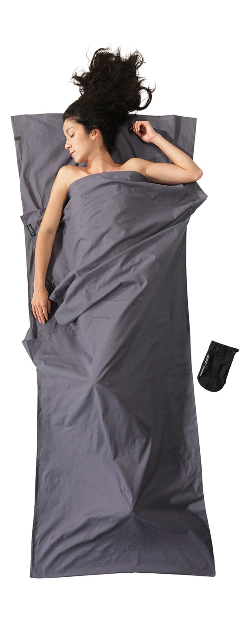 Cocoon Saco Dormir CT44 Adulto Saco Dormir Rectangular Algodón Grey