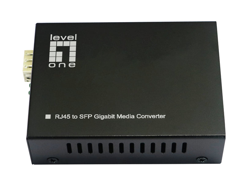 Convertidor Medio Levelone GVT-2015 1000 Mbit/S Multimode Monomodo Black