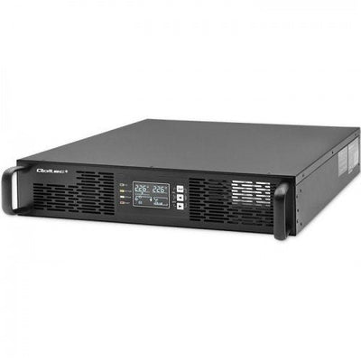 Qoltec UPS 52285 Uninterruptible Power Supply UPS For Rack 1KVA 1000W Power Factor 1.0 LCD Epo USB On Line — image 1