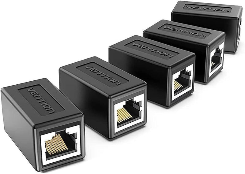 Vention Adapter Connector RJ45 IPVB0-5 CAT.6 FTP RJ45 Female RJ45 Female 5 Units Black