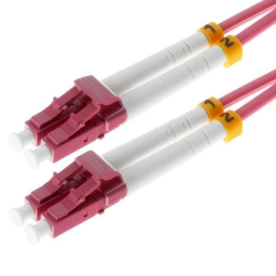 Helos Lwl Network Cable Lc/Lc Duplex 50/125?M OM4 Erikavioletat 20,0M — image 1