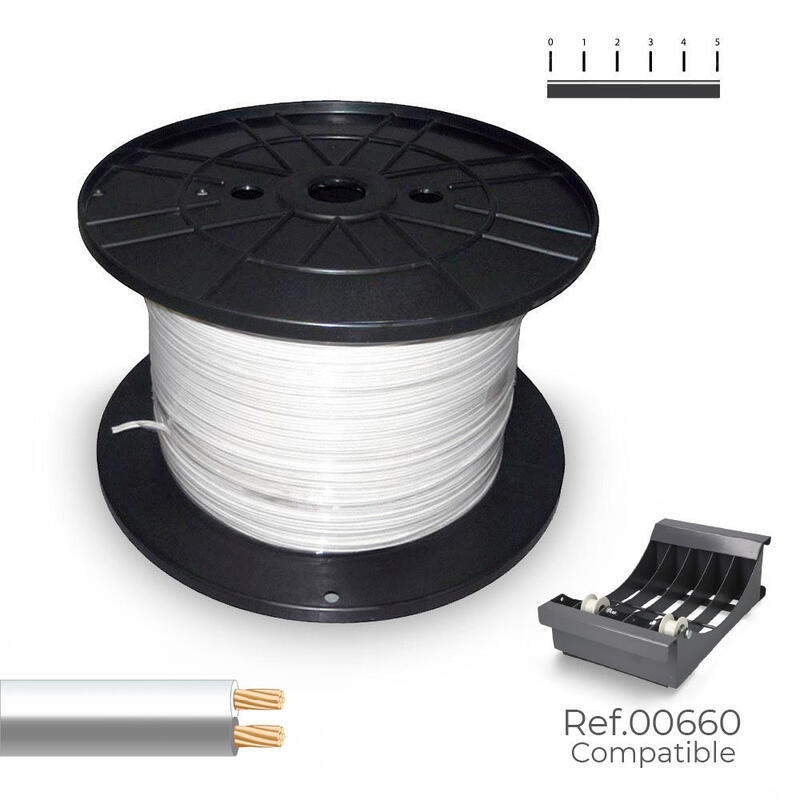 Cable Paralelo 2 X 0,75MM² White/Grey 500M.