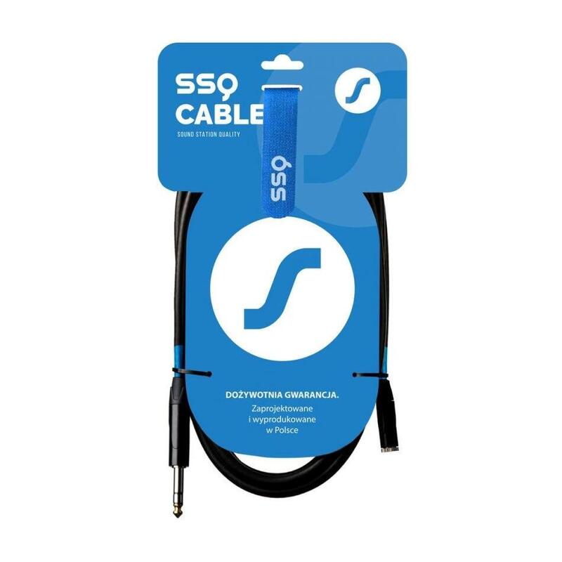 Cable Ssq JSG5 Jack Stereo 3,5MM - Jack Stereo 6,3MM, 5M