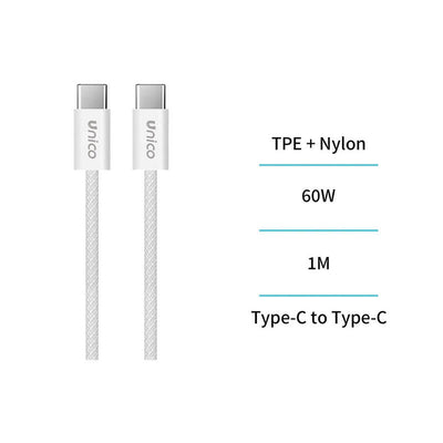 Cable Type-c a Type-c 60W 3A 1M CB1267 — image 1