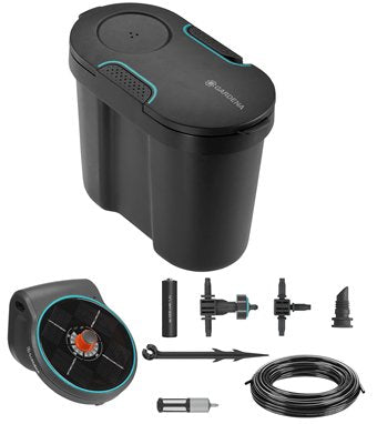 Gardena Irrigation Solar Aquabloom Set, Includes Depósito Water Control Irrigation 13301-20