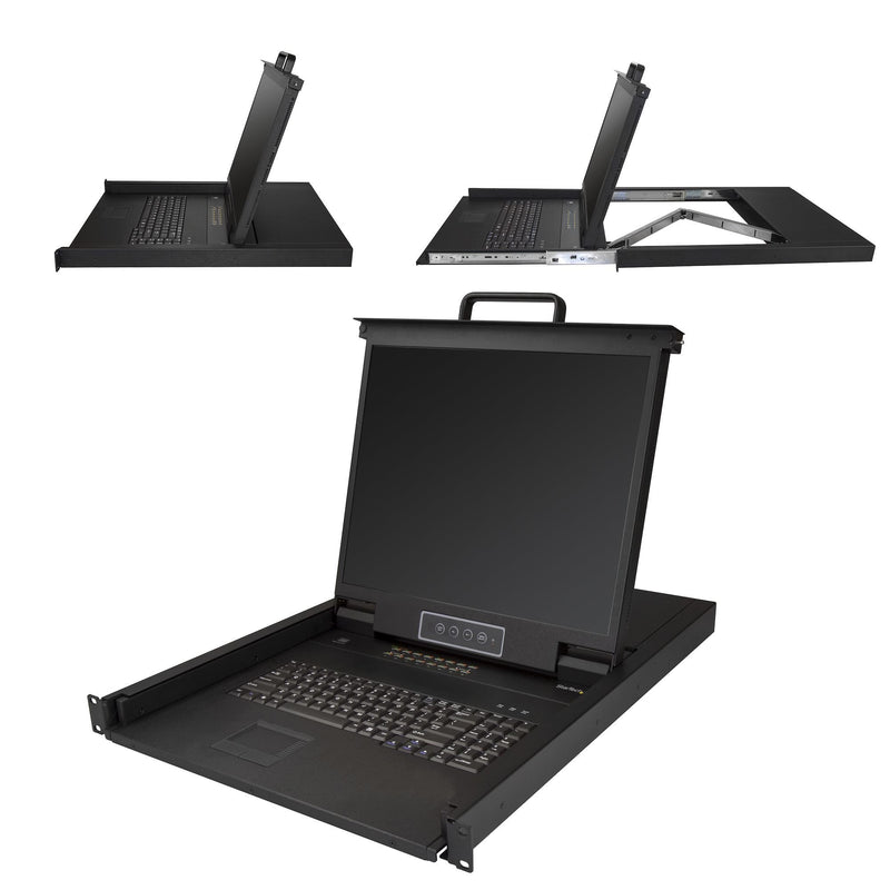 StarTech.com Console Cabinet Rack With KVM 16 Ports VGA And Screen 19 Pulgadas - 1U