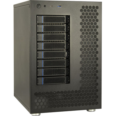 Box Inter-tech NAS-8 Hard Drive (HDD) Black 2.5/3.5 88887392 — image 1