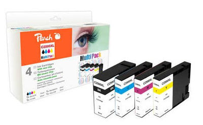Peach 0F319585 Ink PGI-2500XL Black Cyan Magenta Yellow 4 Pieces — image 1