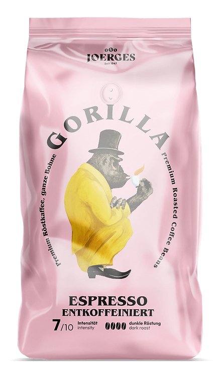 Gorilla Espresso Descafeinado 1KG Café Grano