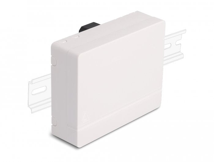 Lwl Socket Connection Carril Din 4 X Sc Simplex Or Lc Duplex White
