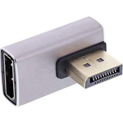 Inline® DisplayPort 1.4 Adapter, Male / Female, 90° Vertical Left, 8K UHD — image 1