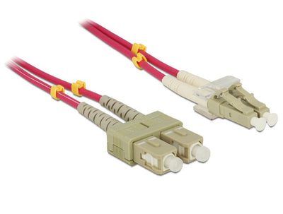 Delock Cable Fibre Optic Lc Sc Multimode OM4 2M — image 1