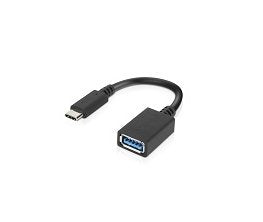 Lenovo Lenovousb-ctousb-aadapter USB Cable 0,14M USB 3.2 Gen 1 [3.1 Gen 1] USB C USB a Black