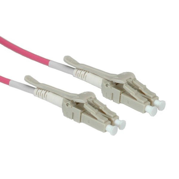 Roline Lwl-cable 50 125UM OM4 Lc Low-loss-stecker Fr Hohe Dichte Violett 2M