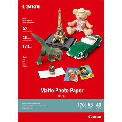 Canon MP-101A3 (297 X 420MM)170G/M40 Hoja(s) Paper Fotogrfico Brillantepara I6500, 9100, 9950, Pixma IX7000, S — image 1