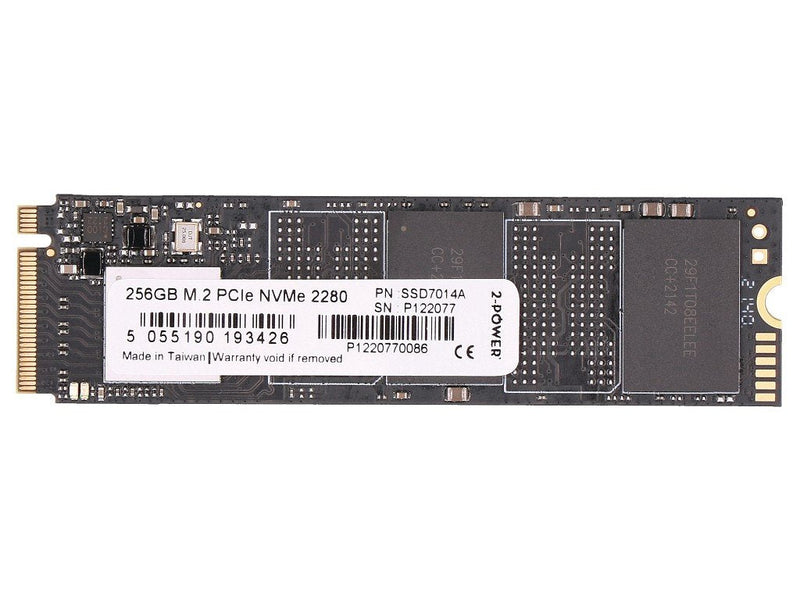 2-POWER SSD 256GB M.2 PCIE NVMe 2280 SSD7014A