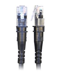 Patchsee Network Cable Thinpatch UTP CAT.6A Black 2.1M TP-6A-U/7