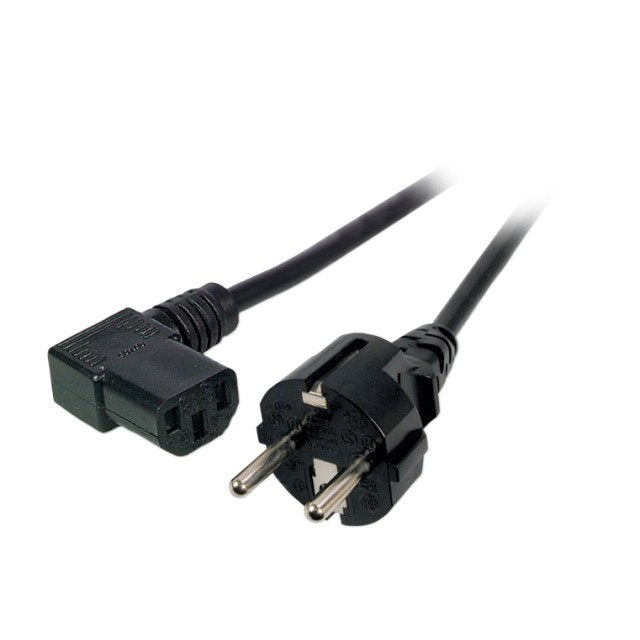 Efb Cable Power Contact Protection 180 - C13 90, Black 5,0M, 3 X 1,00MM